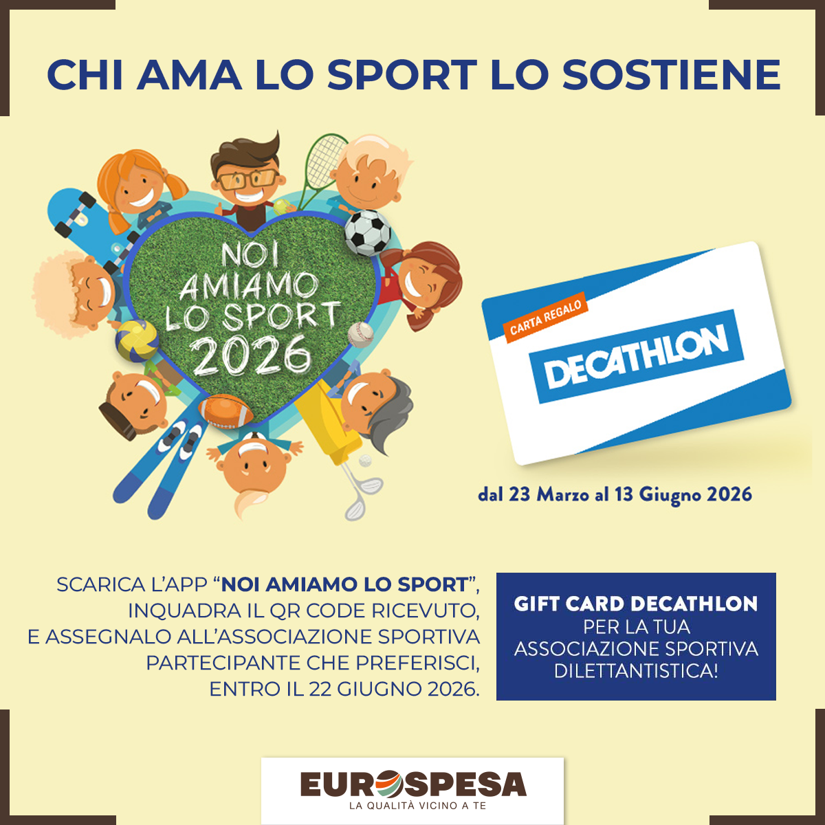 NOI AMIAMO LO SPORT 2026