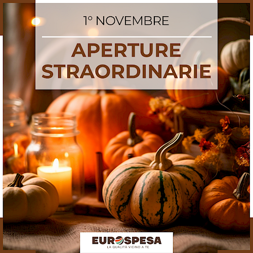 Le aperture straordinarie del 1° Novembre