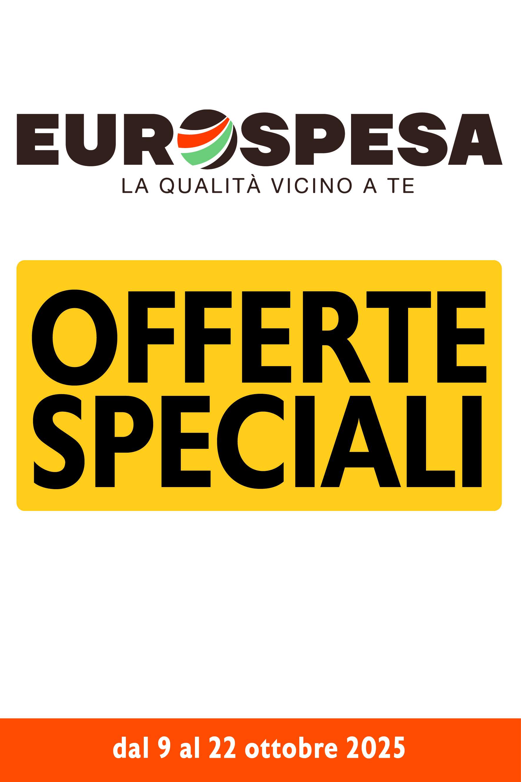 Offerte dal 9 al 22 ottobre 2025 SOCIAL