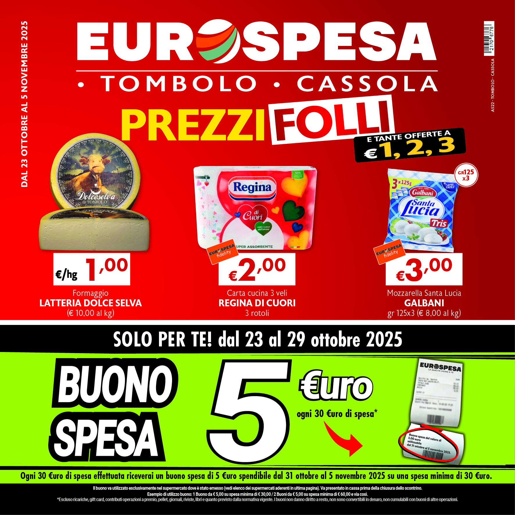 A522_Offerte dal 23 ottobre al 5 novembre 2025 personalizzato