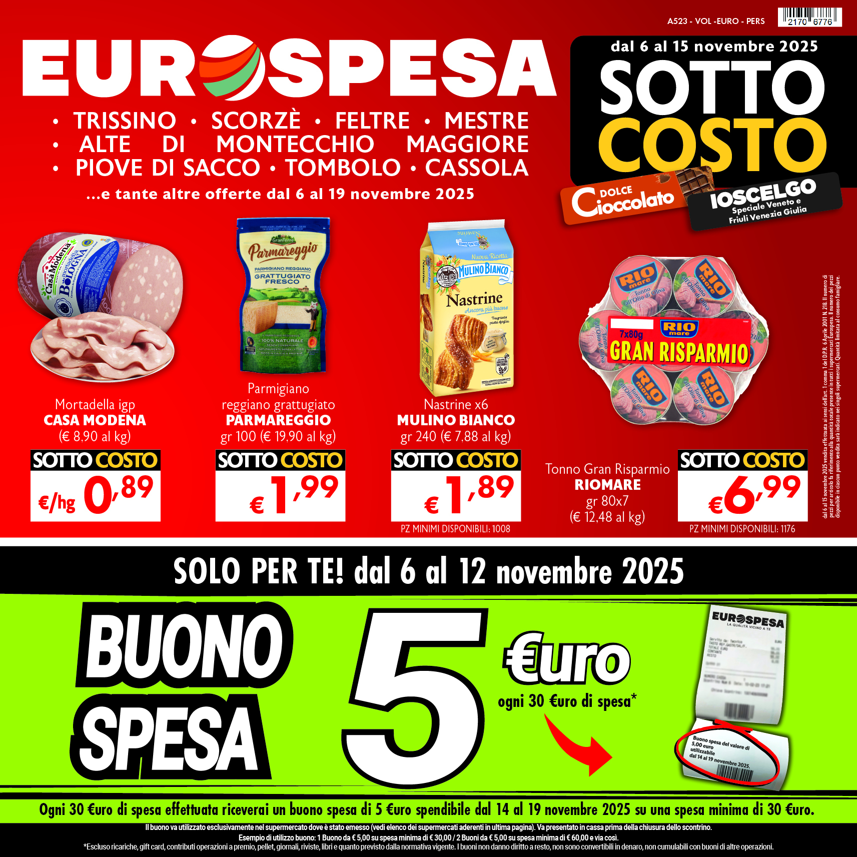 A523_Offerte dal 6 al 19 novembre 2025 personalizzato