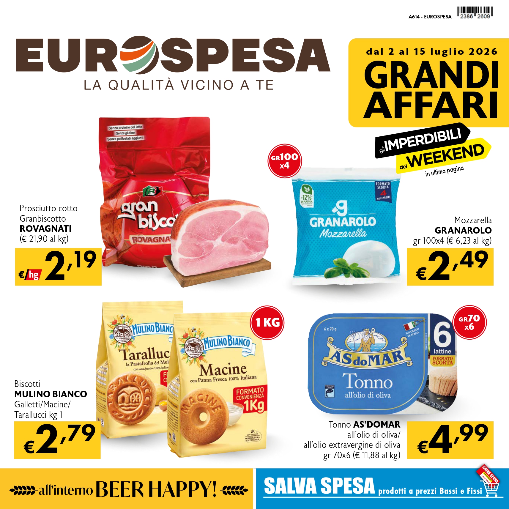 A614_Offerte dal 2 al 15 luglio 2026
