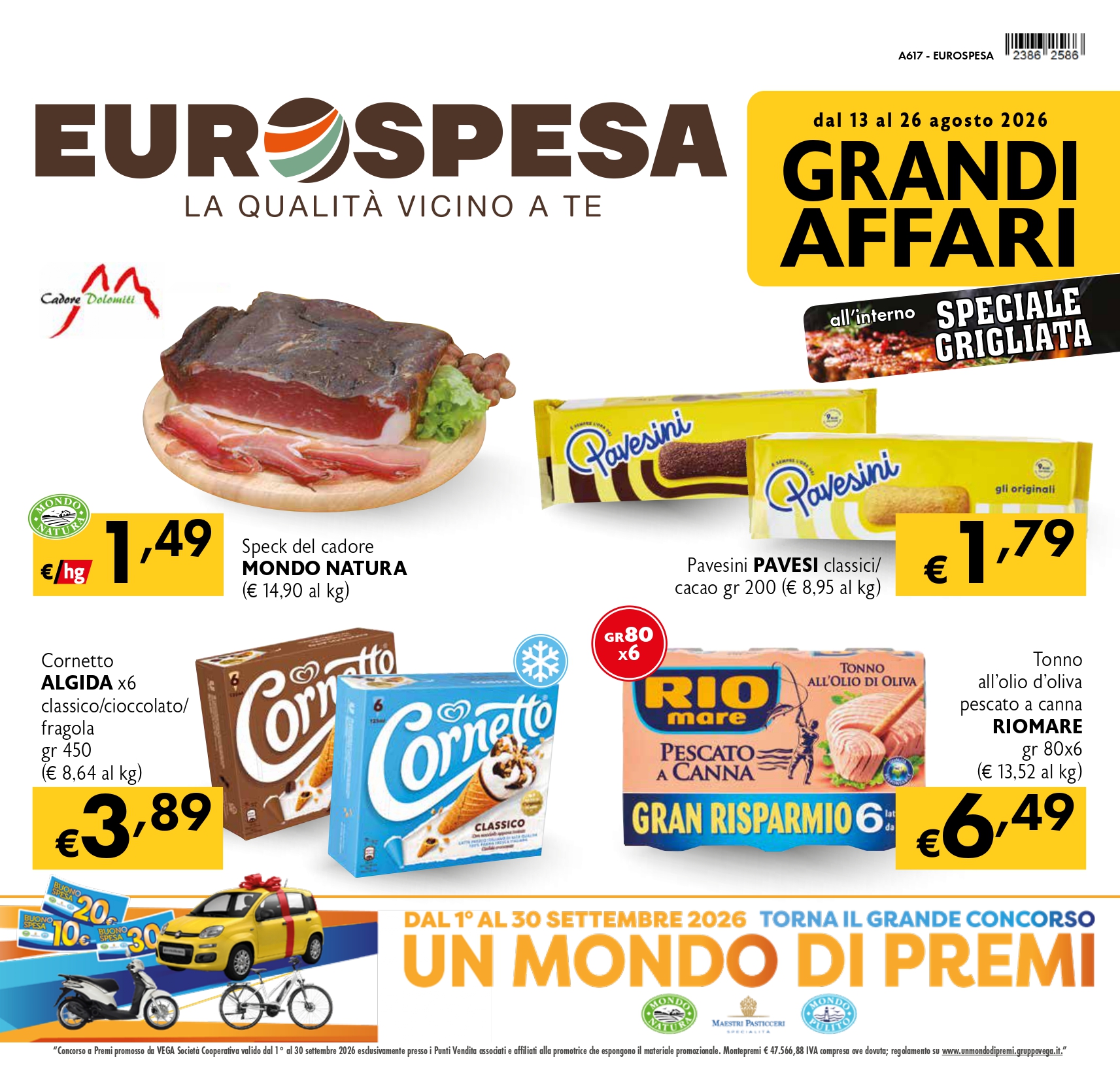 A617_Offerte dal 13 al 26 agosto 2026